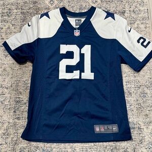 AUTHENTIC Boys Large Dallas Cowboys Zeke Elliott Nike NFL Jersey